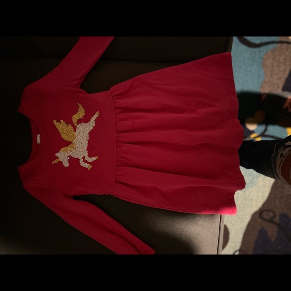 Dress with sequins details - Picture 6 of 8